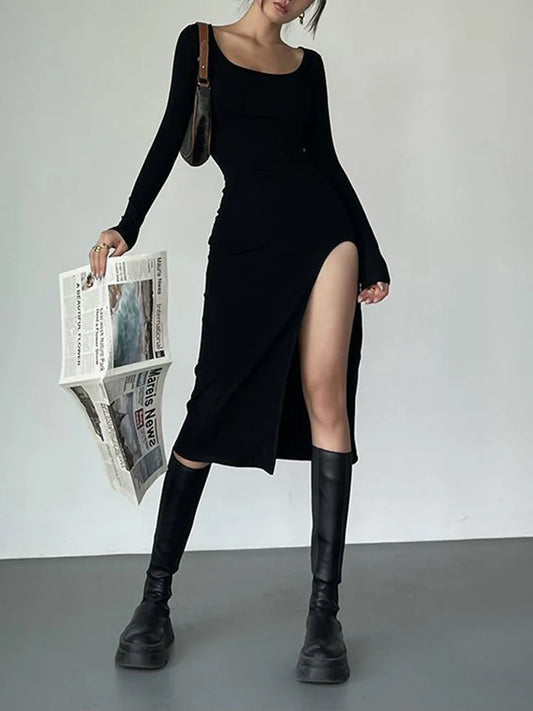 Long Sleeve Midi Dress
